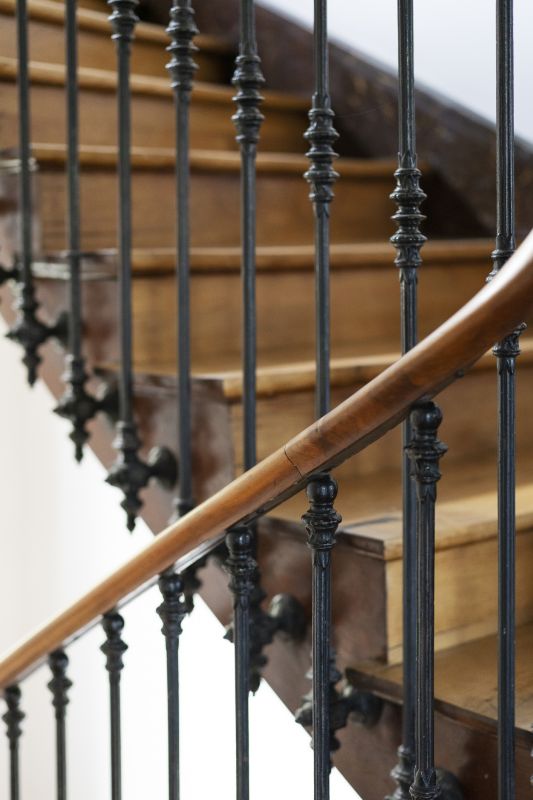 Restored Wooden Balustrade