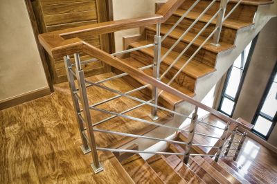 Wood Stair Railing Repair in Wilmington, NC