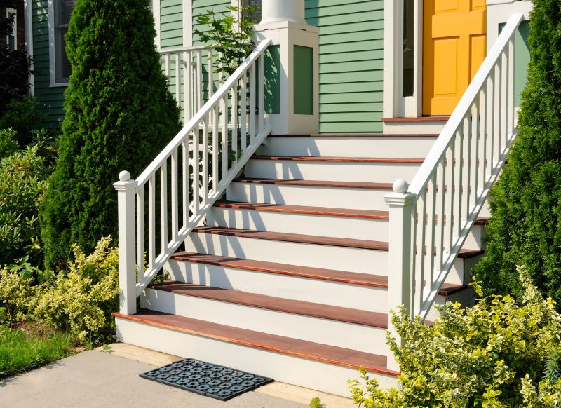 Wood Stair Railing Repair in Olathe, KS